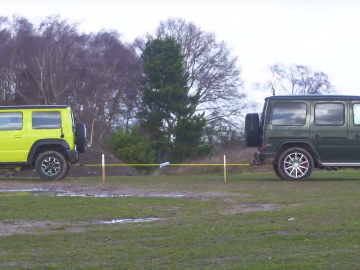 Сравнение Suzuki Jimny и Mercedes G-Class