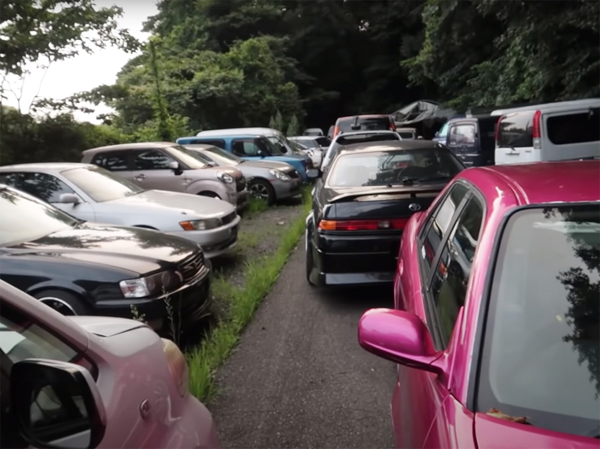 Брошенные авто в Японии маркообразные