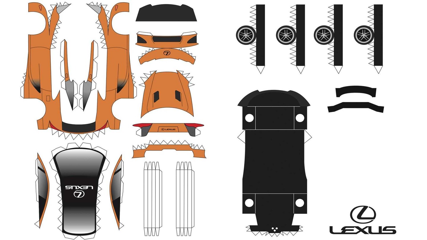 Лексус из бумаги